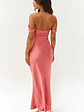 Ella Pink Off Shoulder Formal Dress - thumbnail 5