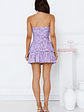 Desert Bloom Strapless Mini Dress Purple - thumbnail 5