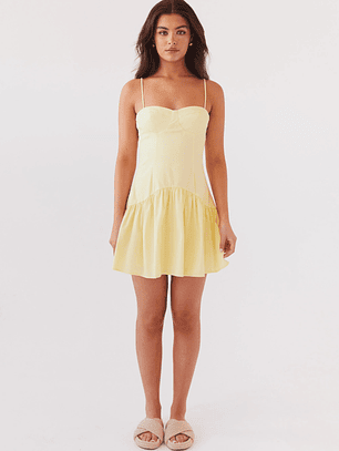 Endless Summer Mini Dress - Canary