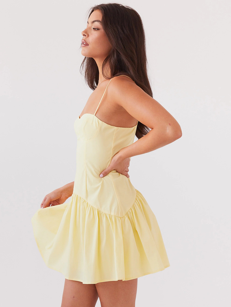 Endless Summer Mini Dress - Canary 2