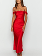 Ella Red Off Shoulder Formal Dress - thumbnail 2