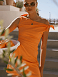 Ebbe Mini Dress - Orange - thumbnail 1