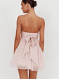 Dreamscape Strapless Tulle Mini Dress Blush - thumbnail 1