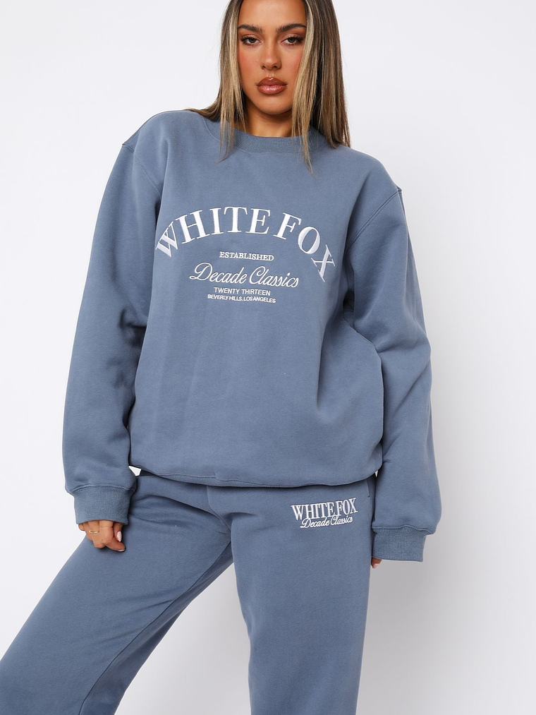 Decade Classics Essential Oversized Sweater Ocean 2