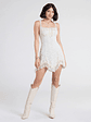 Desert Sun Lace Ruffle Mini Dress - thumbnail 3