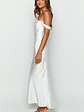 Ella White Off Shoulder Formal Dress - thumbnail 4