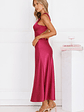 Doing The Most Satin Maxi Dress - thumbnail 3