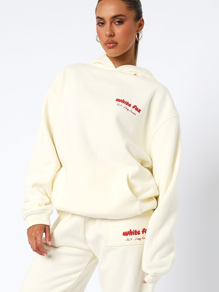 Era 8 Oversized Hoodie Cherry Cream 3