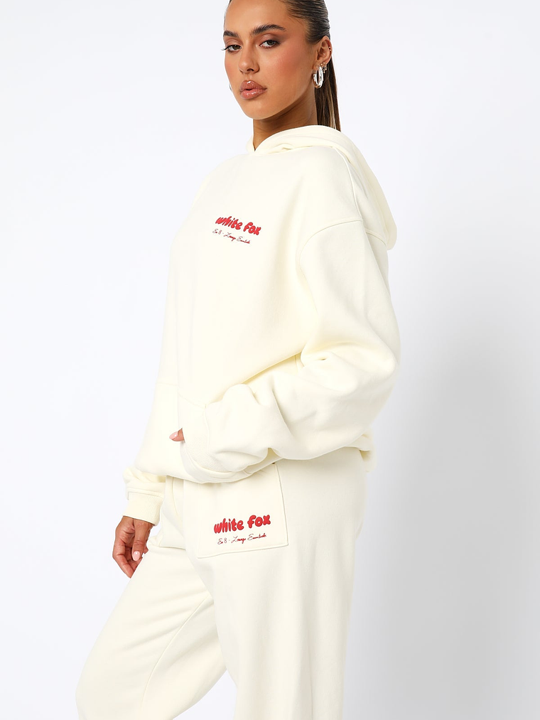 Era 8 Oversized Hoodie Cherry Cream 4