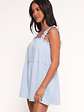 Elena Mini Dress - Light Blue - thumbnail 5