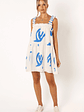 Elena Mini Dress - Blue Print - thumbnail 10