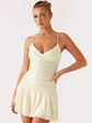 Emily Mini Dress - Yellow - thumbnail 1