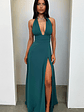 Elenor Maxi Dress - Emerald - thumbnail 3
