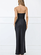 Dressed To Dazzle Strapless Satin Maxi Dress - thumbnail 4