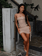 Desiree Dress Tan - thumbnail 2