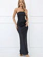 Dressed To Dazzle Strapless Satin Maxi Dress - thumbnail 12