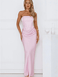 Dressed To Dazzle Strapless Satin Maxi Dress - thumbnail 14