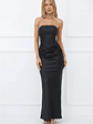 Dressed To Dazzle Strapless Satin Maxi Dress - thumbnail 16