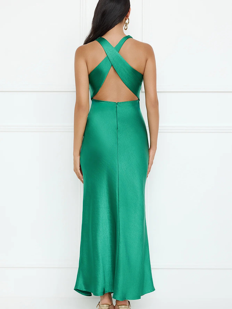 Eden Satin Maxi Dress 2