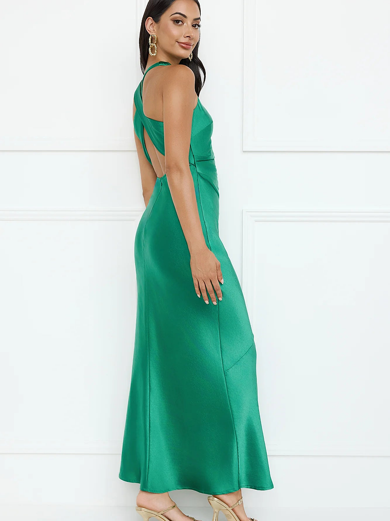 Eden Satin Maxi Dress 5