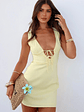 Dedicated To You Mini Dress Lemon - thumbnail 6