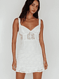 Deep Thoughts Lace Mini Dress White - thumbnail 5