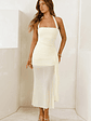Elevated Intention Mesh Halter Maxi Dress - thumbnail 2