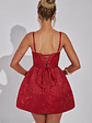 Emma Mini Dress - Red - thumbnail 5