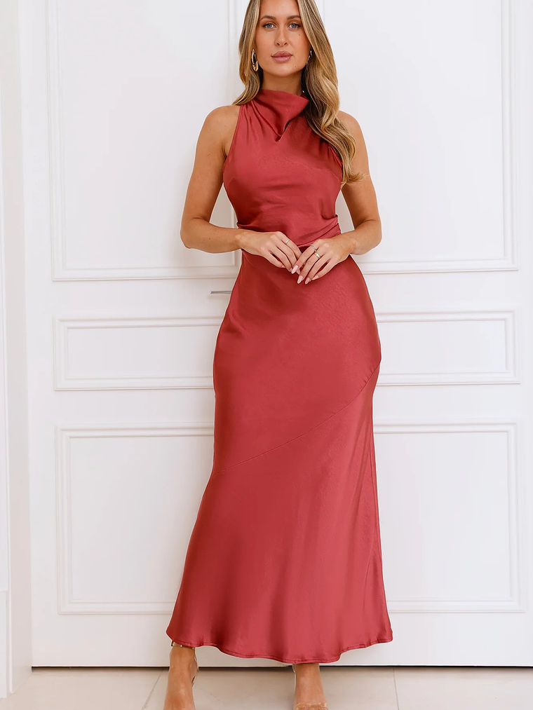 Eden Satin Maxi Dress 17