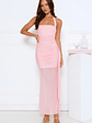 Elevated Intention Mesh Halter Maxi Dress - thumbnail 5