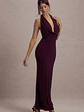 Edessa | Port Plunge-Neck Maxi Dress - thumbnail 3