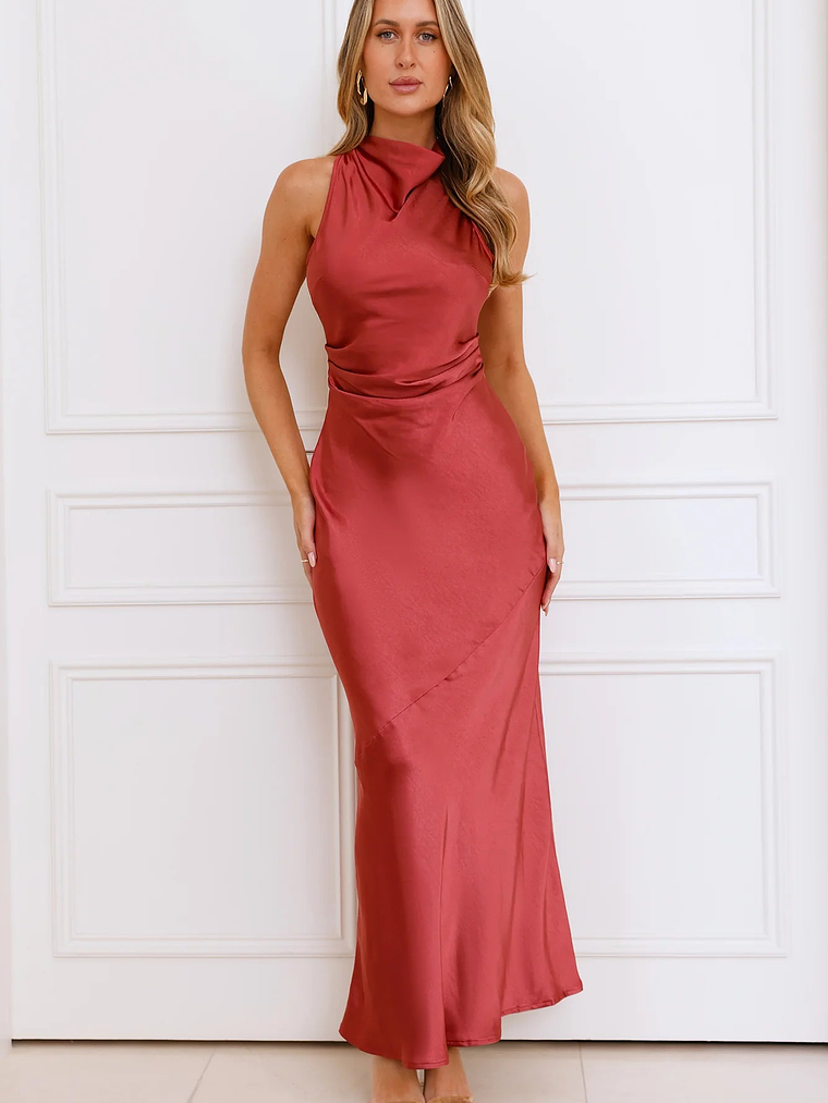 Eden Satin Maxi Dress 18