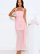 Elevated Intention Mesh Halter Maxi Dress - thumbnail 6