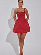 Emma Mini Dress - Red - thumbnail 8