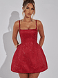 Emma Mini Dress - Red - thumbnail 9