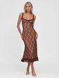 Deja Dress - Brown Lace - thumbnail 4