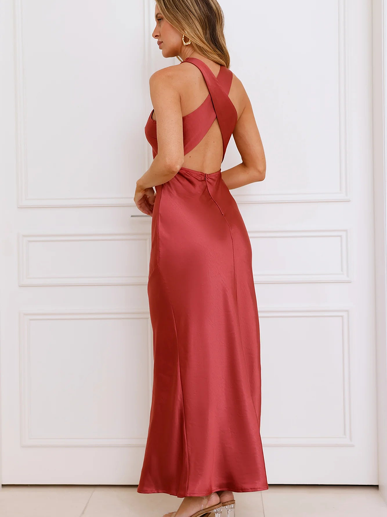 Eden Satin Maxi Dress 21