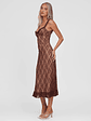 Deja Dress - Brown Lace - thumbnail 5