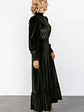 Elodie Velvet Maxi Dress | Deep Olive - thumbnail 3