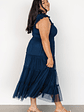 Emma Smocked Tulle Dress | Navy - thumbnail 7