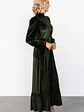 Elodie Velvet Maxi Dress | Deep Olive - thumbnail 6