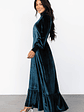 Elodie Velvet Maxi Dress | Jade - thumbnail 3