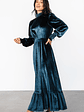 Elodie Velvet Maxi Dress | Jade - thumbnail 6