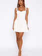 Don't Need Time Mini Dress White - thumbnail 5