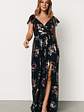 Devany Maxi Dress | Navy Multi - thumbnail 4
