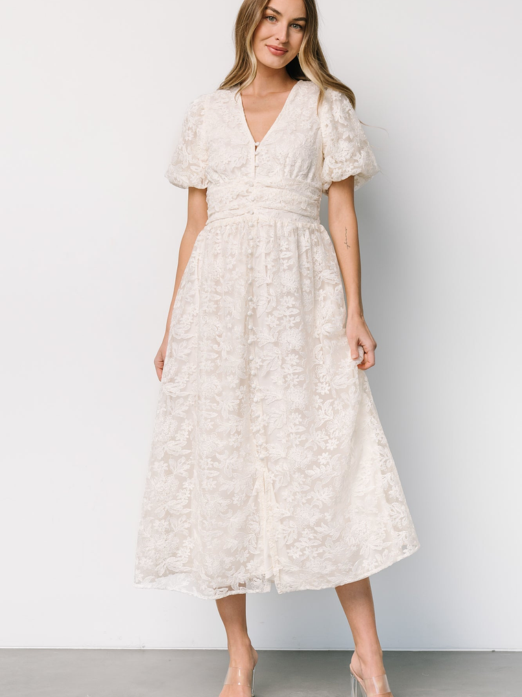 Edwina Lace Dress | Vintage Cream 1