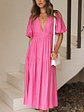 Erin Midi Dress - Pink - thumbnail 11