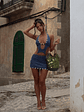 Esla Dress Steele Blue - thumbnail 4