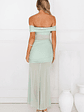 Dewdrop Dream Off Shoulder Mesh Maxi Dress - thumbnail 3