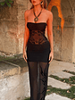Edie Maxi Dress Black - thumbnail 7